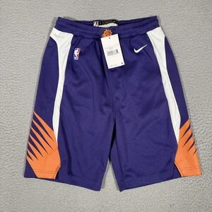 Phoenix Suns Short Youth Large 14/16 NBA Basketball Elastic Waist Dri-Fit NWT
